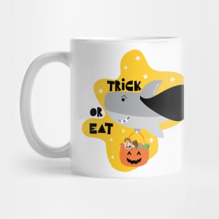 Shark Vampire Trick or Eat Mug